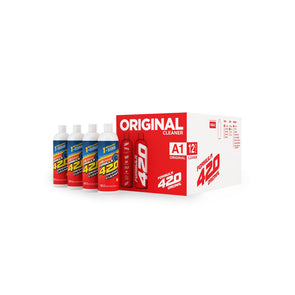 Bong Cleaner - A1 - Formula 420 Original Cleaner - CASE OF 24 BOTTLES - Best Bong Cleaner - Glass Pipe Cleaner